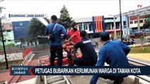 Masih Berkerumun? Di Kuningan Petugas Lakukan ini!