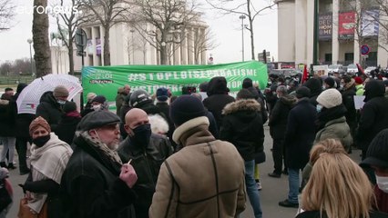 شاهد: مظاهرة في باريس ضد مشروع قانون "الانفصالية" المثير للجدل