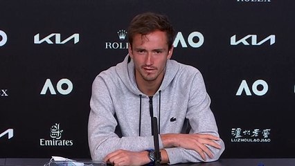 Open d'Australie 2021 - Daniil Medvedev : "Playing my friend Andrey Rublev doesn't change anything for me"