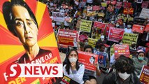 Suu Kyi detention extended as protests continue in Myanmar