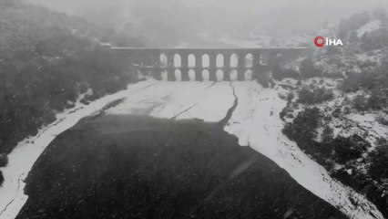 Kar yağışı sonrası Alibey Barajı doluluk oranı yüzde 50’yi geçti