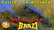 Police Van Accident | Baazi (1995) | Aamir Khan | Mukesh Rishi | Paresh Rawal | Bollywood Movie Action Scene | Part 21