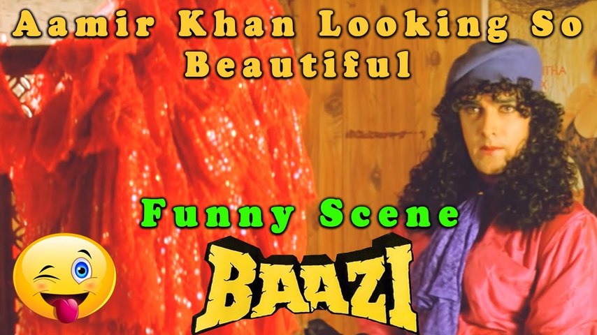 Aamir Khan Looking So Beautiful | Baazi (1995) | Aamir Khan | Paresh Rawal  | Mushtaq Khan | Bollywood Movie Action Scene | Part 26 - Mediacom