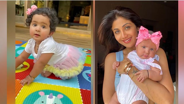 Shilpa Shetty ने पहली बार खुद दिखाया बेटी Samisha का चेहरा, Viral हुआ cute video | FilmiBeat