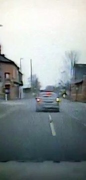 Excessive smoke pumped out of car in Derbyshire filling road with fumes