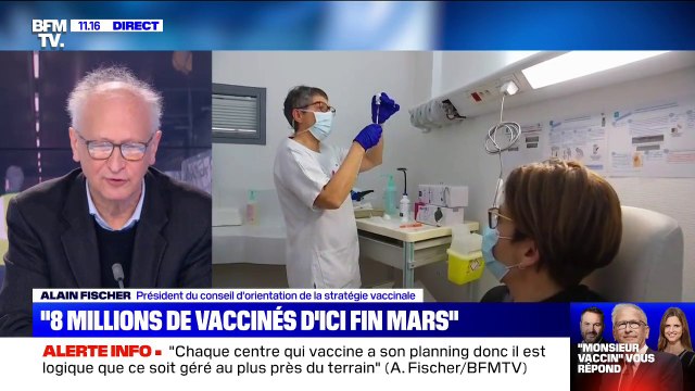 Alain Fischer: Le vaccin AstraZeneca est un bon vaccin, y compris pour les personnes de moins de 65 ans atteintes de comorbidité
