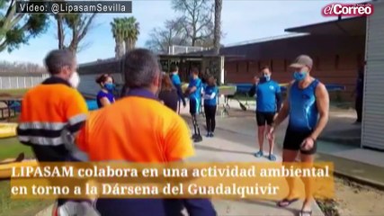 Club Sevillano de Piragüismo muestra los valores ambientales de la Dársena