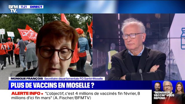 Face aux variants, les soignants en Moselle pourront-ils recevoir un vaccin Pfizer ou Moderna ? Le Pr Fischer répond à vos questions sur BFMTV