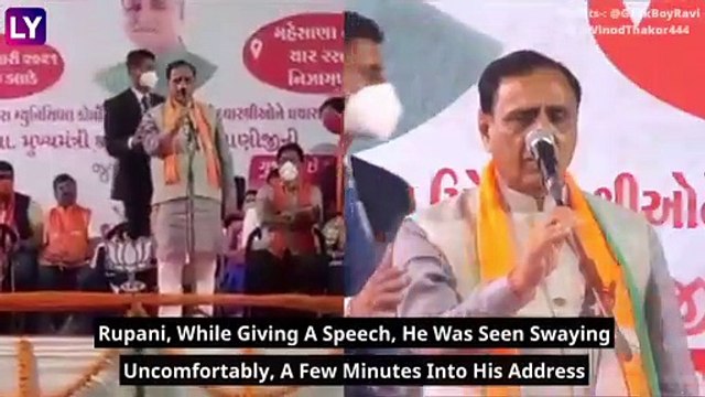 Vijay Rupani, Gujarat CM Faints At Elections Rally, Condition Now Stable Says Hospital