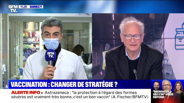 Quand pourra-t-on se faire vacciner en pharmacie ? Le Pr Fischer répond à vos questions sur BFMTV