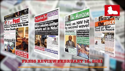 CAMEROONIAN PRESS REVIEW OF FEBRUARY 15, 2021