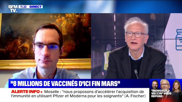Quand pourra-t-on vacciner à domicile ? Le Pr Fischer répond à vos questions sur BFMTV