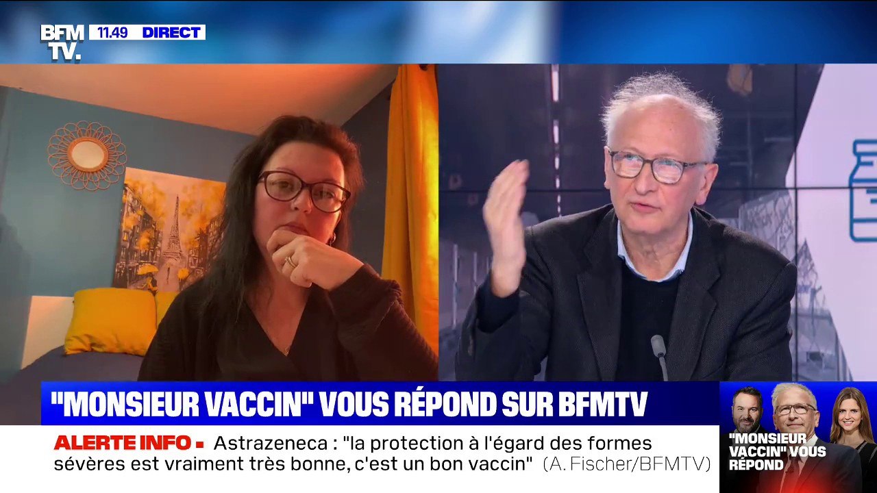 "Il n'y a pas de logique, avec les connaissances actuelles, d'envisager la vaccination pour les enfants" " Le Pr Fischer répond à toutes vos questions sur BFMTV