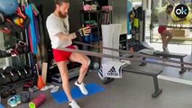 Sergio Ramos comparte su entrenamiento en casa en Instagram