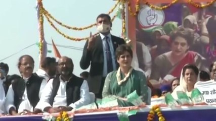 Priyanka Gandhi addresses kisan mahapanchayat in Bijnor, slams Centre over farm laws