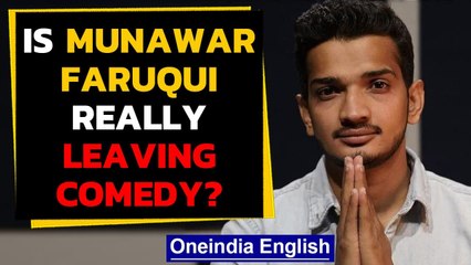 Munawar Faruqui posts first video after walking out of jail: What did he say| Oneindia News
