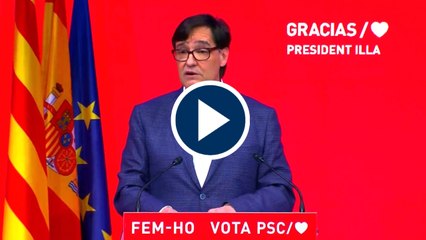 El PSC gana las elecciones en votos y empata con ERC en escaños