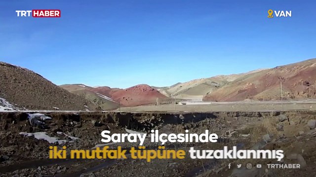 Van'da terör örgütüne ait el yapımı patlayıcı imha edildi