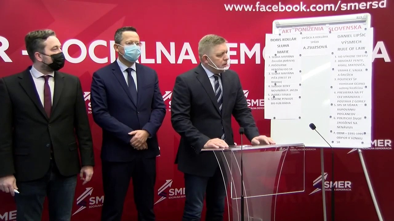 ZÁZNAM: TK predstaviteľov strany Smer-SD