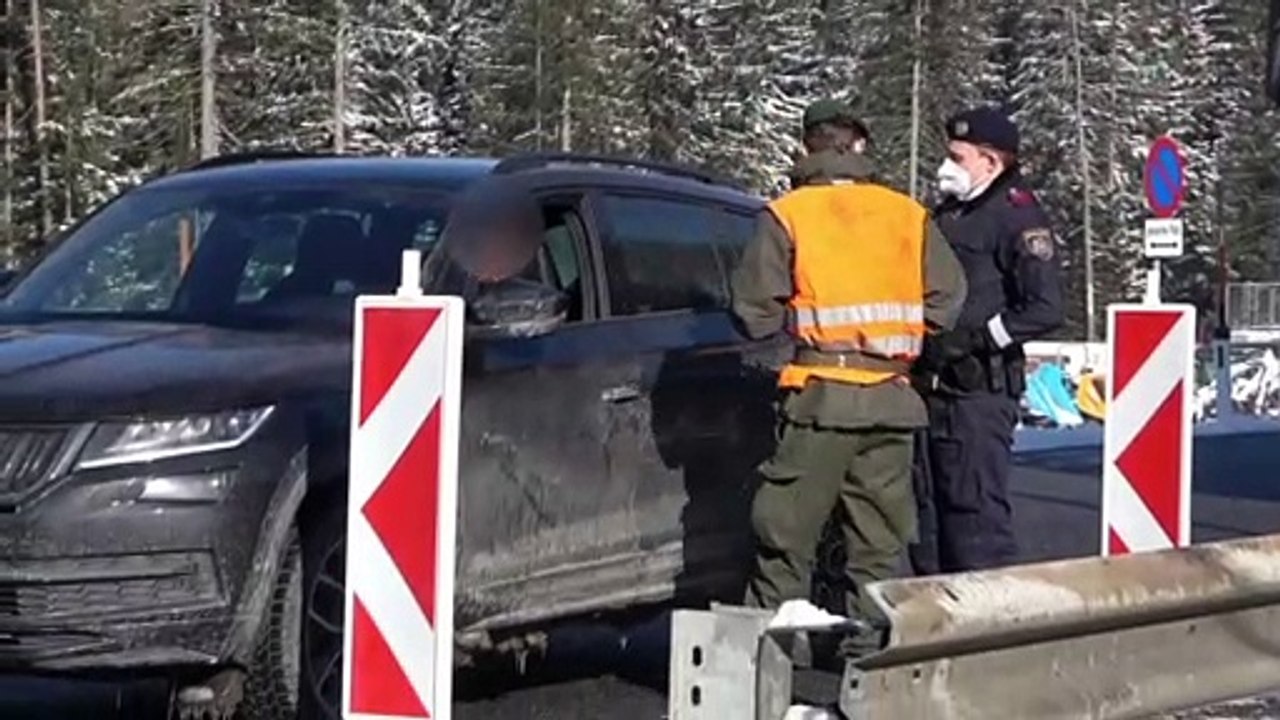 Einreiseverbot für Tiroler: Grenze zu Bayern seit Sonntag dicht