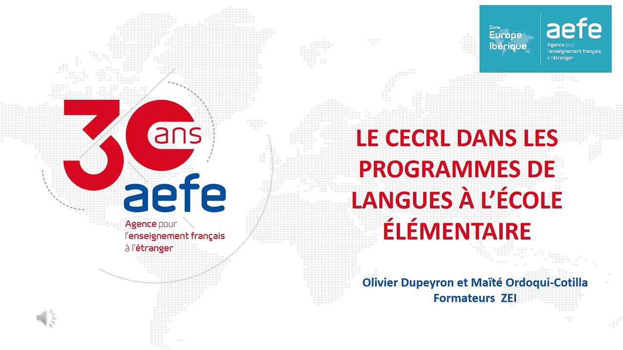 CECRL et Programmes