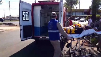 Idoso é atropelado por caminhonete na Avenida Brasil, entre o Pacaembu e o Jardim Gramado