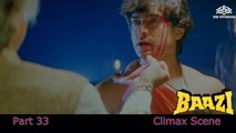 Part 33 Climax Scene | Baazi (1995) | Aamir Khan | Mukesh Rishi | Raza Murad | Bollywood Movie Action Scene