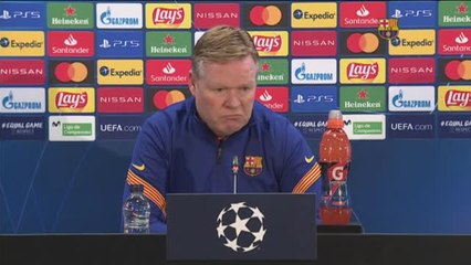 Koeman cree que el Barça llega a la eliminatoria ante el PSG con más "ambición" y "confianza"