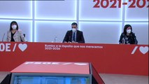 Sánchez preside la reunión ejecutiva del PSOE