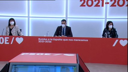 Sánchez preside la reunión ejecutiva del PSOE