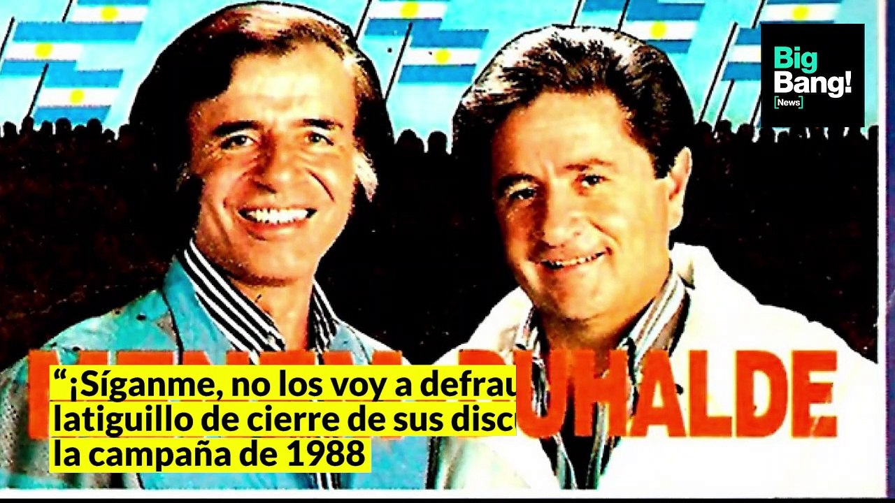 VIDEONOTA | Indultos, AMIA, Río Tercero y el "padre de la convertibilidad": la vida política de Carlos Menem, en frases