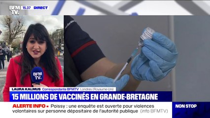 Covid-19: 15 millions de personnes ont été vaccinées au Royaume-Uni