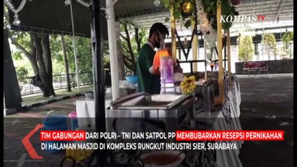 Langgar PPKM, Resepsi Pernikahan Dibubarkan Petugas