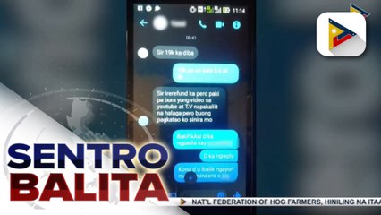 SENTRO SERBISYO: Scammer sa isang online paluwagan, binalikan ang kanyang biktima