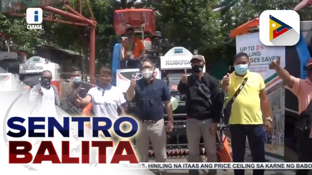 P42-M halaga ng rice mechanization equipment, natanggap ng mga magsasaka sa Agusan del Norte