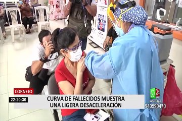 Curva de fallecidos por coronavirus muestra una ligera desaceleración, según las autoridades