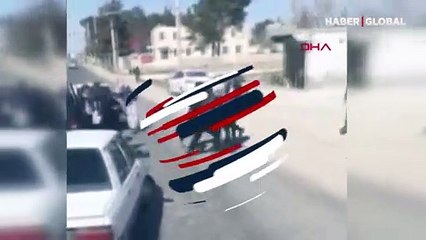 Yol verme kavgası kameraya yansıdı