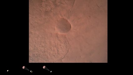 L'atterrissage de Perseverance et le contact avec Mars (vidéo officielle de la NASA)