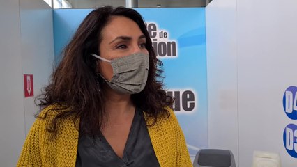 Ouverture du centre de vaccination à Liege Airport (Christie Morreale)