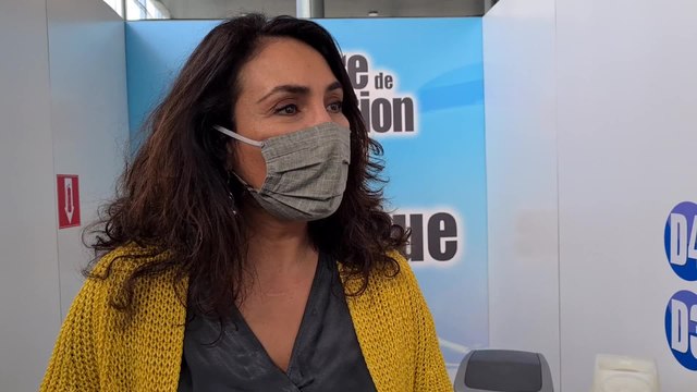 Ouverture du centre de vaccination à Liege Airport (Christie Morreale)