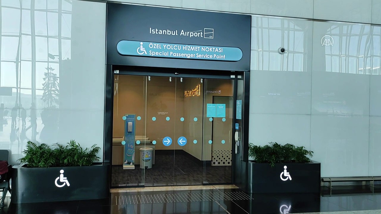 İSTANBUL - İstanbul Havalimanı'nda engelliler için 'Özel Yolcu Hizmet Noktaları' oluşturuldu (2)