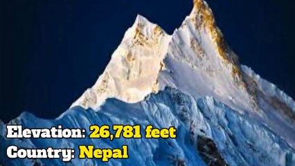 Top 10 Tallest Mountains In The World