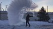 Boiling water turns to ice instantly as frigid air overtakes South Dakota