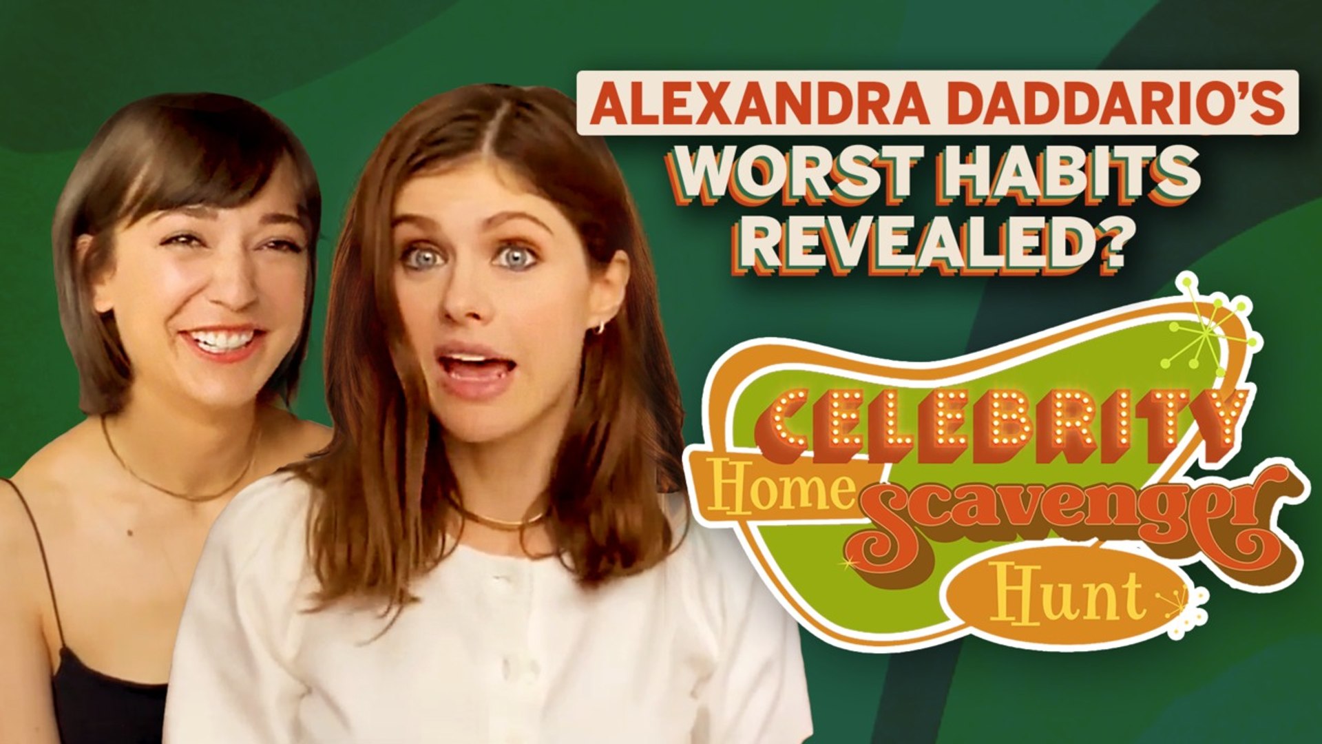 ⁣Alexandra Daddario's Roommate Reveals Her Worst Habit | Celebrity Home Scavenger Hunt