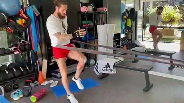 El impactante vídeo del entrenamiento de Sergio Ramos que arrasa en internet