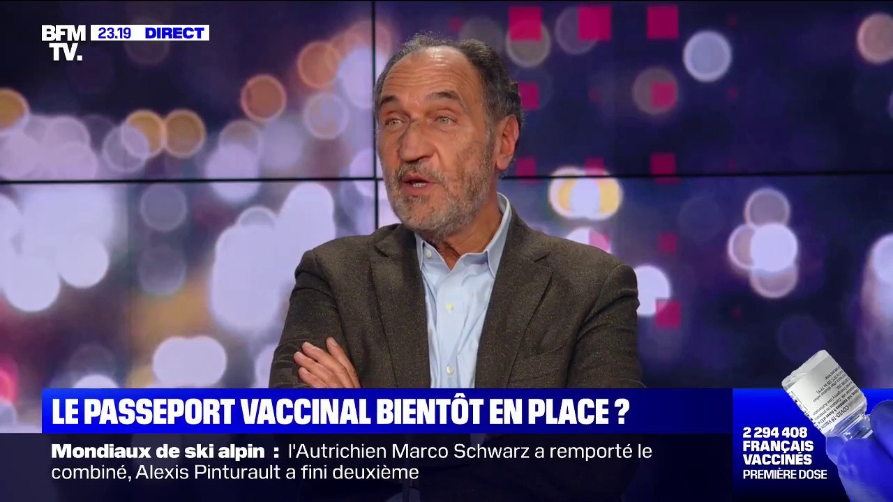 Dr Sebbag sur l'idée d'un passeport vaccinal: "Le document sanitaire me fait extrêmement peur"