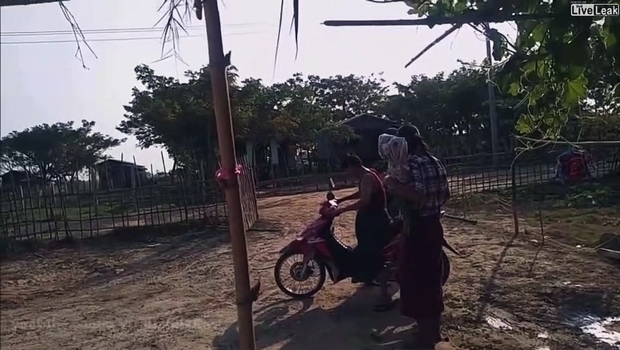 Premier petit tour en scooter... pas très concluant