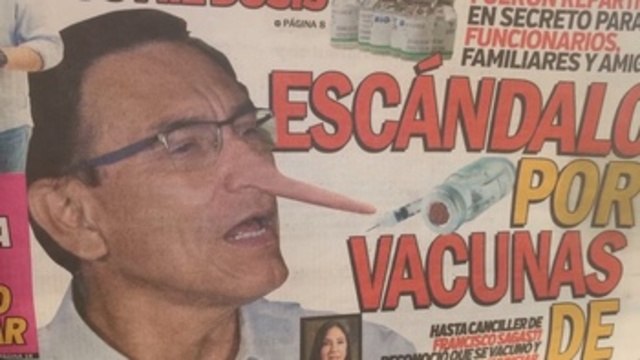 El Vacunagate exhibe argumentos de una crisis entre los peruanos y sus líderes políticos