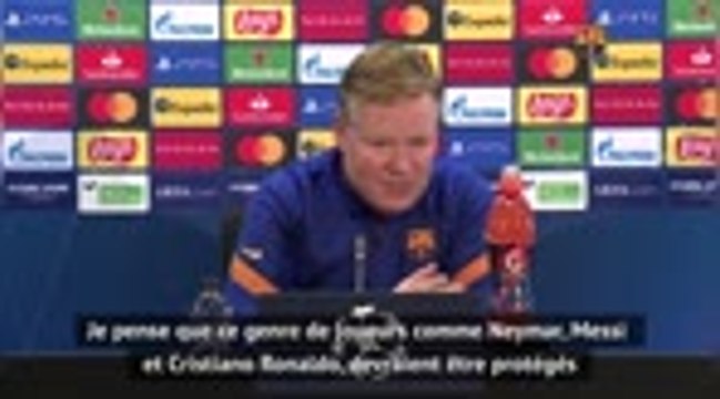 8es - Koeman : Des joueurs comme Neymar doivent être protégés