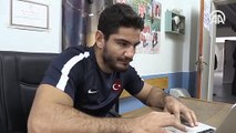 Milli güreşçi Akgül'ün tercihi ‘Gazze’de Türk bayrağı’ oldu